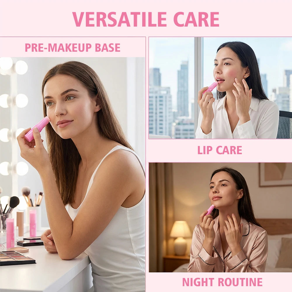 Collagen Moisturizing Cream Stick Hydrating Non-Greasy Instant Touch-Ups for Dewy Plump Skin Radiant Finish Korean Cosmetics